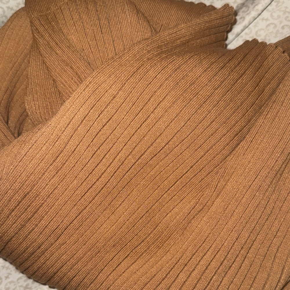 Calvin Klein Tan Long Sleeve Dress - Picture 12 of 13